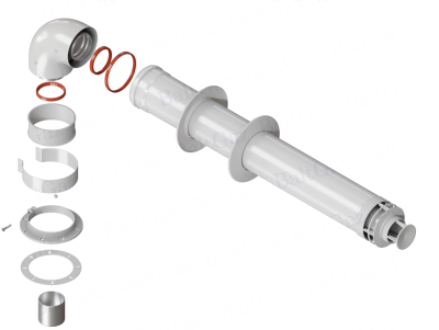 Комплект коакс.  (совместимый с котлами BaltGaz ) (1/1)